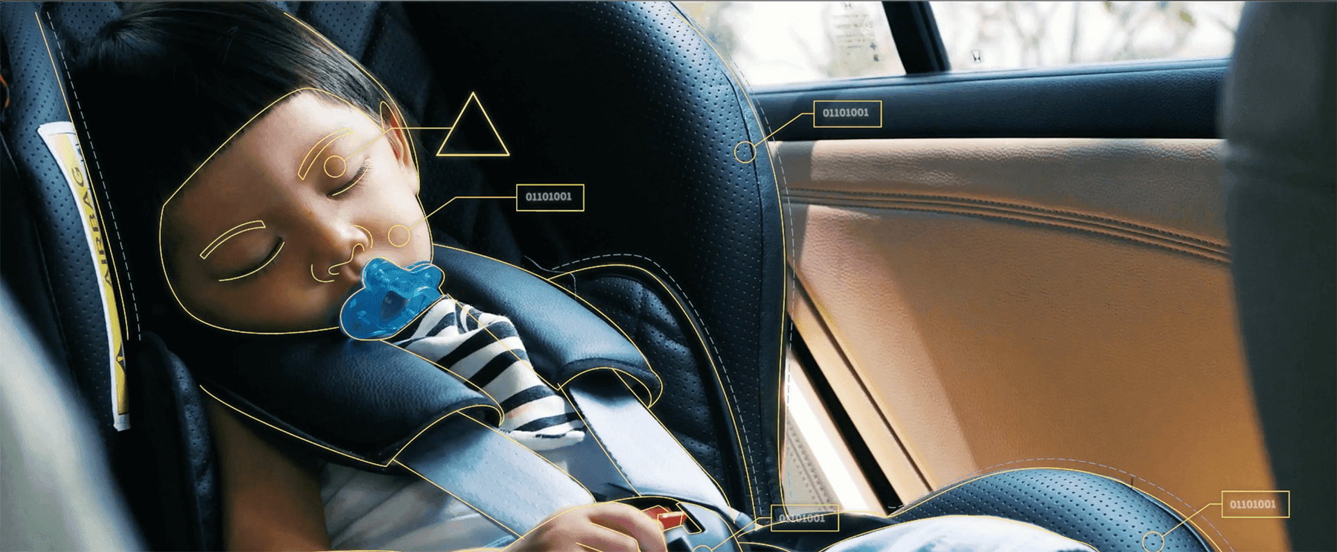 interior sensing child sleeping