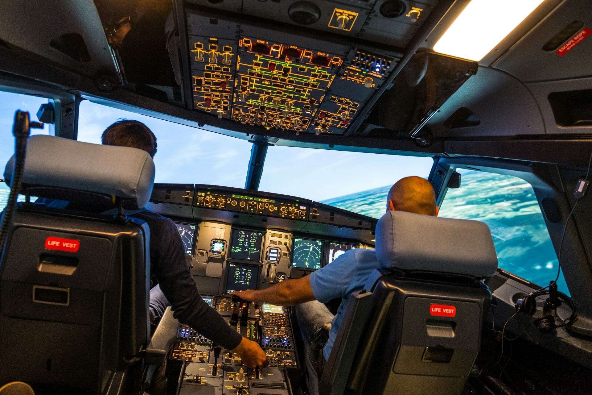 pilot training gaze