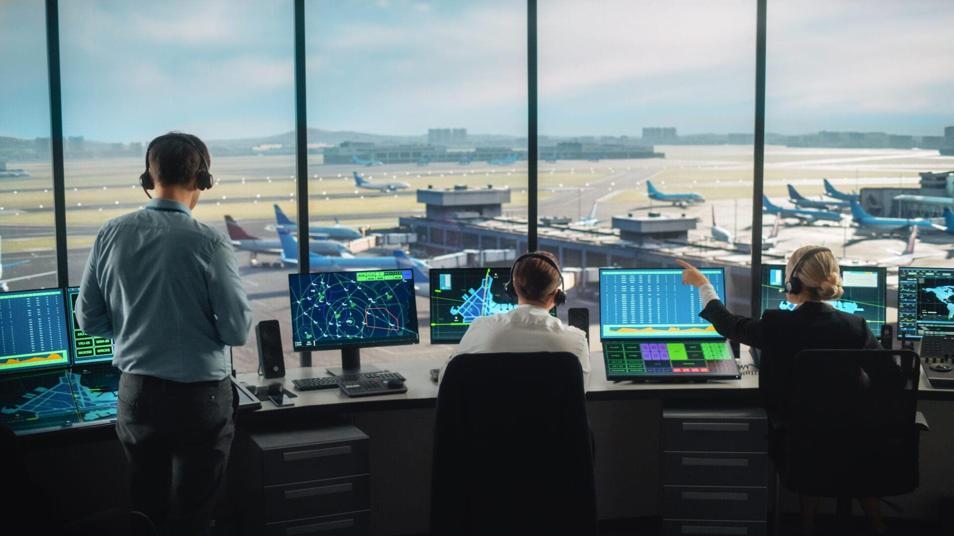 eye tracking for air traffic control